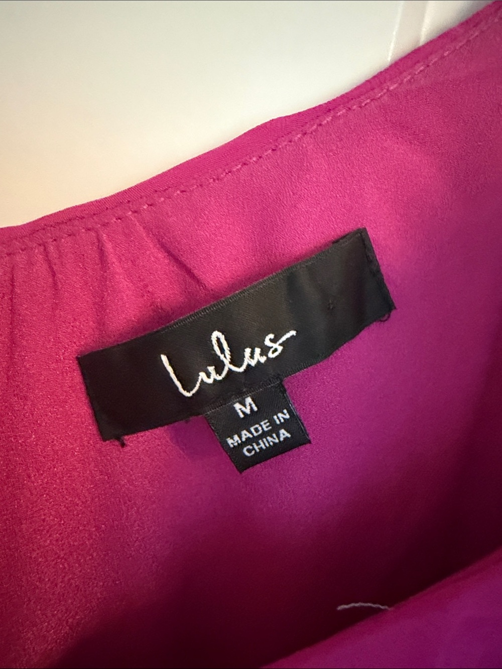 Lulu's Fuchsia Ruffle Spaghetti-Strap Maxi Dress - Picture 2 of 3